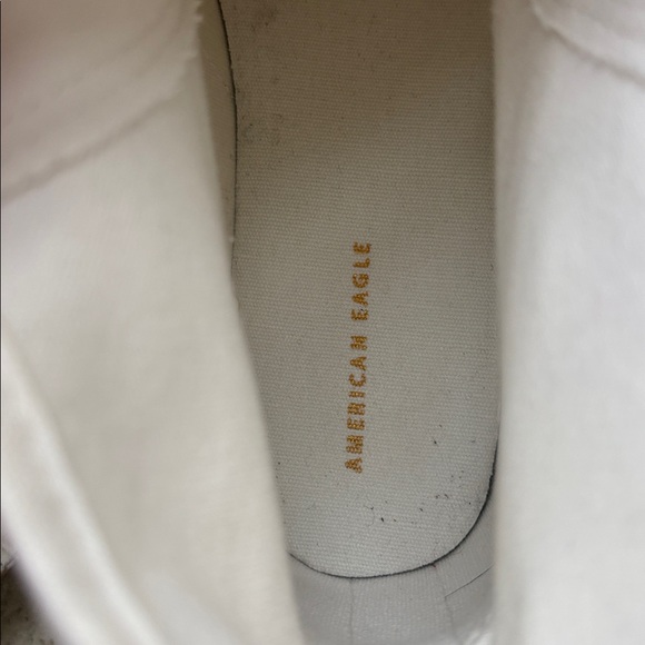 American Eagle Outfitters White Cherry Print Sneakers size 6. - Picture 6 of 7